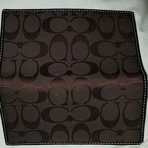 Coach checkbook cover